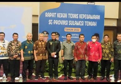 BKD Sulteng Gelar Rapat Kerja Teknis Kepegawaian Se-Provinsi Sulawesi Tengah Tahun 2022