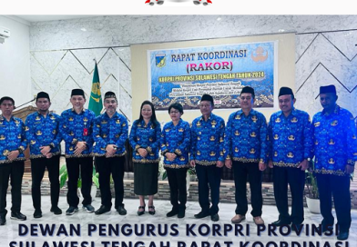 Dewan Pengurus Korpri Provinsi Sulawesi Tengah Rapat Koordinasi (Rakor) Tahun 2024 di Ampana – Kabupaten Tojo Unauna