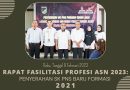 Rapat Fasilitasi Profesi ASN 2023 : PENYERAHAN SK PNS BARU FORMASI 2021